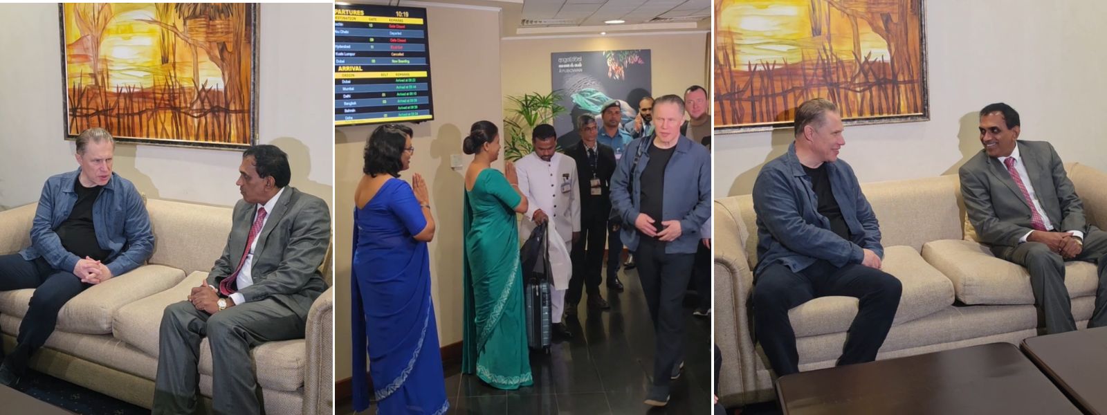 Health Minister of Russia Arrives in Sri Lanka